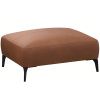 Hnědá kožená podnožka FLEXLUX VOLUZZI 91 x 71 cm
