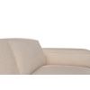Krémově bílá čalouněná rohová pohovka FLEXLUX LUCERA 284 cm, levá