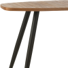 Hnědý dřevěný toaletní stolek J-line Tooky 120 x 40 cm -fv-interier-25