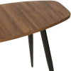Hnědý dřevěný toaletní stolek J-line Tooky 120 x 40 cm -fv-interier-25