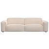 Krémově bílá čalouněná trojmístná pohovka FLEXLUX LUCERA 252 cm