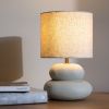 Béžová stolní lampa Quax Iwa s dřevěnou podstavou -fv-interier-25