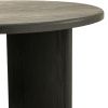 Černý teakový jídelní stůl J-line Blacky 150 cm