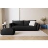 Černá čalouněná třímístná rozkládací pohovka Cosmopolitan Design Matera 240 cm -fv-interier-25