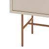 Cihlově červená lakovaná komoda Teulat Nube 140 x 45 cm -fv-interier-25