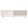 Béžový lakovaný TV stolek Teulat Nube 180 x 56 cm