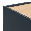 Antracitově šedý dubový TV stolek Teulat Otto 180 x 40 cm -fv-interier-25