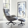 Šedé čalouněné lounge křeslo FLEXLUX MORE -fv-interier-25