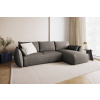 Šedá čalouněná rozkládací pohovka Cosmopolitan Design Matera 253 cm, pravá -fv-interier-25