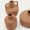 Set tří terakotově červených váz Kave Home Sofra 6/8/8 cm -fv-interier-25