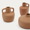 Set tří terakotově červených váz Kave Home Sofra 6/8/8 cm -fv-interier-25