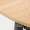 Dubový rozkládací jídelní stůl Kave Home Montuiri 90-170 x 90 cm s černou podnoží -fv-interier-25