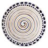 Modro-bílá kameninová mísa Bloomingville Shama 39 cm