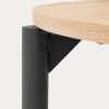 Dubový rozkládací jídelní stůl Kave Home Montuiri 120-200 x 90 cm s černou podnoží -fv-interier-25