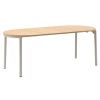 Dubový rozkládací jídelní stůl Kave Home Montuiri 120-200 x 90 cm