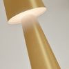 Zlatá kovová zahradní stolní LED lampa Kave Home Arenys M -fv-interier-25