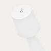 Bílá kovová zahradní stolní LED lampa Kave Home Arenys S -fv-interier-25
