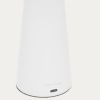 Bílá kovová zahradní stolní LED lampa Kave Home Arenys S -fv-interier-25