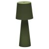Zelená kovová zahradní stolní LED lampa Kave Home Arenys S