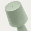 Mátově zelená kovová zahradní stolní LED lampa Kave Home Arenys M -fv-interier-25