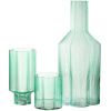 Zelená skleněná karafa J-line Froh 1350 ml