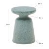 Zelený zahradní stolek Kave Home Mesquida 39 cm