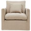 Béžové čalouněné křeslo Kave Home Nora 92 cm