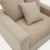 Béžové čalouněné křeslo Kave Home Nora 140 cm -fv-interier-25