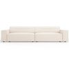 Světle béžová čalouněná čtyřmístná pohovka Windsor & Co Lupus 244 cm