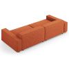 Terakotově červená čalouněná čtyřmístná pohovka Windsor & Co Lupus 244 cm