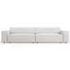 Světle šedá čalouněná čtyřmístná pohovka Windsor & Co Lupus 244 cm