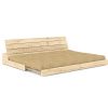 Tmavě béžová dvoumístná rozkládací pohovka Karup Design Base 196 cm