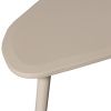 Set dvou šedých lakovaných konferenčních stolků Divan 75x40/ 90x50 cm