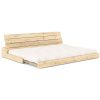 Bílá dvoumístná rozkládací pohovka Karup Design Base 196 cm