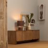 Hnědá dřevěná stolní lampa Renzo -fv-interier-25