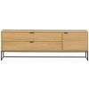 TV stolek Sinai 180 x 44 cm s dubovým dekorem