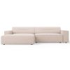Béžová čalouněná rohová pohovka Windsor & Co Lupus 224 cm, levá