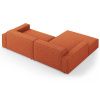 Terakotově červená čalouněná rohová pohovka Windsor & Co Lupus 224 cm, levá