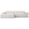 Světle šedá čalouněná rohová pohovka Windsor & Co Lupus 224 cm, levá