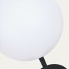 Bílá plastová stolní LED lampa Kave Home Dinesh II. s černou podnoží -fv-interier-25