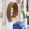 Dřevěné závěsné zrcadlo ZUIVER ROUND WALL 40 cm -fv-interier-25