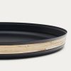 Černý kovový podnos Kave Home Shai 33 cm -fv-interier-25