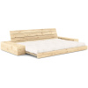 Bílá dvoumístná rozkládací pohovka Karup Design Base 244 cm