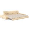 Béžová dvoumístná rozkládací pohovka Karup Design Base 244 cm