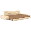 Světle hnědá dvoumístná rozkládací pohovka Karup Design Base 244 cm