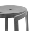 Šedá plastová zahradní barová židle Stack Maxi 76,5 cm -fv-interier-25