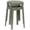 Zelená plastová zahradní stolička Stack Mini 36,5 cm