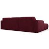 Bordově červená čalouněná rohová pohovka Windsor & Co Lola 250 cm, levá