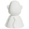 Bílá plastová dětská LED lampa Mr. Maria Monkey 11 cm