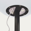 Bílá plastová solární stojací LED lampa Kave Home Dinesh 120 cm s černou podnoží -fv-interier-25